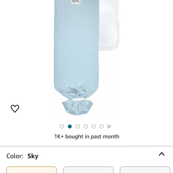 Ollie Swaddle- sky blue, barely used w/bag - Picture 8 of 9